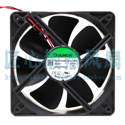 SUNON EEC0382B2-D02U-AA9 24V 5.40W 丹佛斯变频器散热风扇12CM
