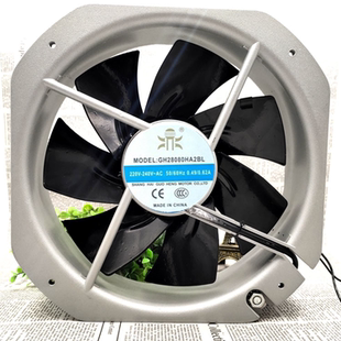 全新TGH28080HA1BL GH28080HA3BL全金属风扇220V TGH28080HA2BL