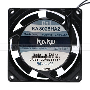 KA8025HA2 KAKU卡固风机 8025 220V 8CM 轴流风机 散热风扇