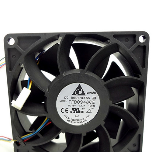 台达 9038 TFB0948CE 48V 0.17A 9CM 4线 机箱 防水服务器风扇