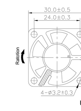 SYMBANG D3010V5HB(N1) DC 5V 0.16A 3厘米直流散热风扇