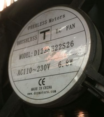 全新原装PEERLESS D1238E22S26 AC110-230V 12038 双电压风扇