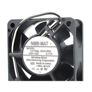 24V 变频器风扇 05W 插头 原装 0.17A 6025 BQB B60 2410ML NMB