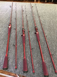 阿布恩特中国红MH 中硬度快速调碳钎维路亚竿泛用竿新手竿