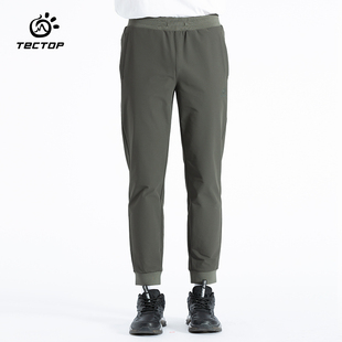 户外防风防泼水裤 专柜探拓秋冬季 弹力透气旅行裤 时尚 男女情侣款