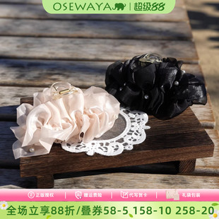 OSEWAYA抓夹女云朵仿珍珠气质头饰温柔甜美高级感鲨鱼夹轻奢发饰