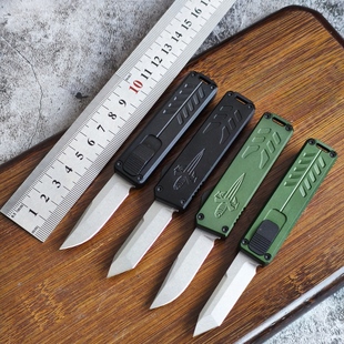 新款EDC直出美工刀口袋刀开箱拆快递刀户外便携小刀铝合金折叠刀