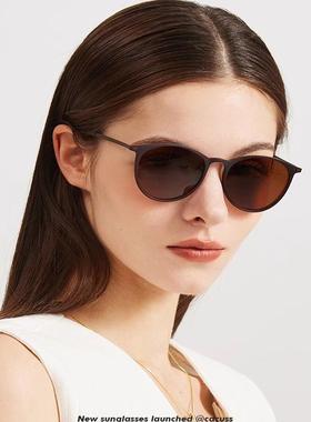 CACUSS防晒墨镜女偏光超轻高级感