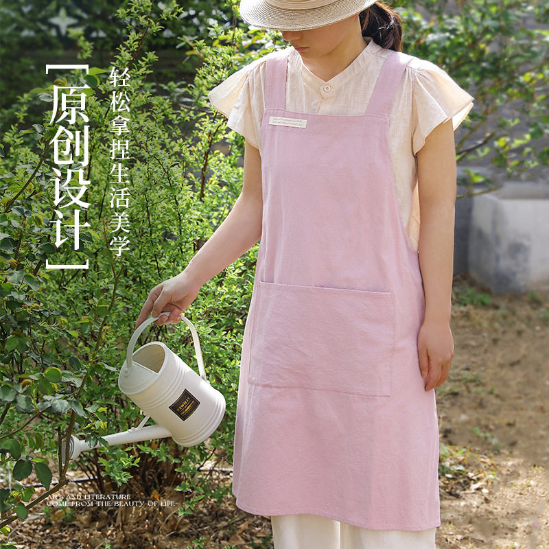 百宝女款园艺防脏工作服买送玉肥