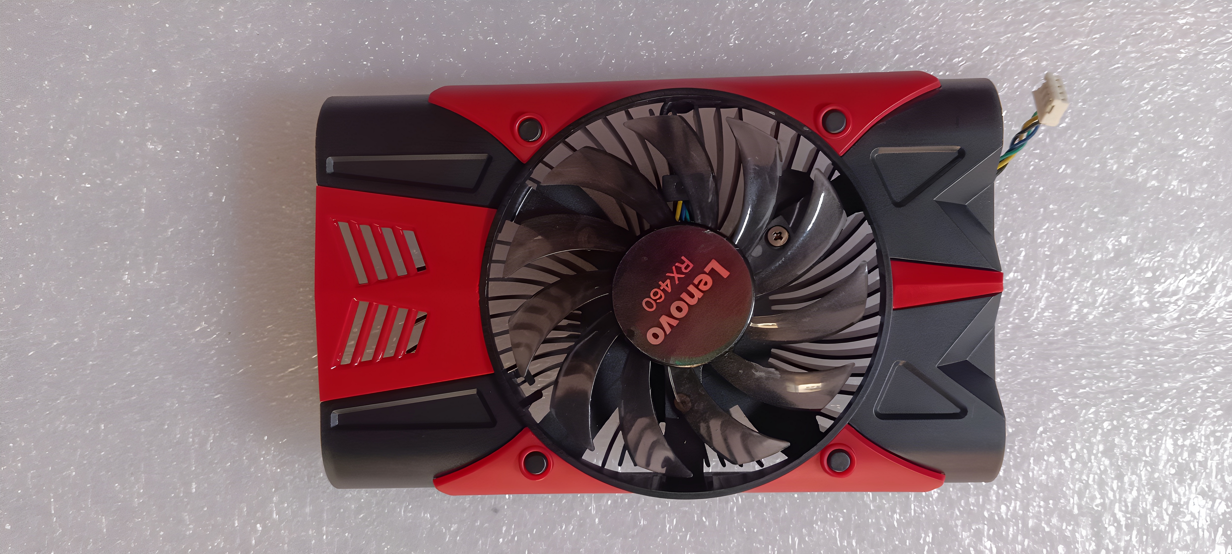 全新联想 RX560 RX460 RX1050 散热片孔距4.3cm显卡散热器风扇