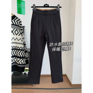 百搭小黑裤 防水鹅绒裤 直筒羽绒裤 暖貂绒神裤 2025冬女 保暖显瘦