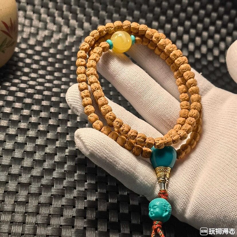 【五爪金龙藏式佛手】佛手小金刚菩提长链三日红佛手】