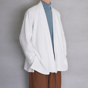 青山渐汉服 宋制对襟短衫国风针织外套宋制飞机袖秋冬男女款