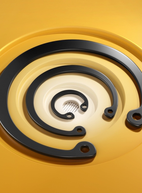 65MN锰钢孔用卡簧轴承弹性挡圈A型GB893卡环C形孔卡内卡 M7-Φ200