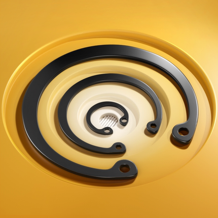 65MN锰钢孔用卡簧轴承弹性挡圈A型GB893卡环C形孔卡内卡 M7-Φ200