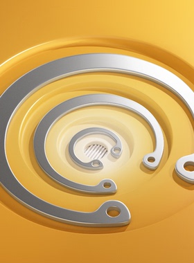 304不锈钢内卡簧孔用弹性挡圈GB893A型孔卡轴承内孔卡簧￠8-160