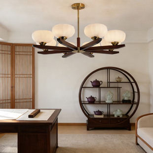 法式中古风客厅灯主灯吊灯卧室灯低层高美式复古吸顶灯灯宋氏美学