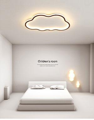 LED光源现代简约吸顶灯卧室