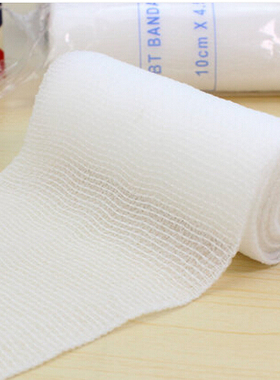 医用PBT弹性绷带脱脂弹力纱布绷带伤口包扎骨折急救绑带5cmx450cm