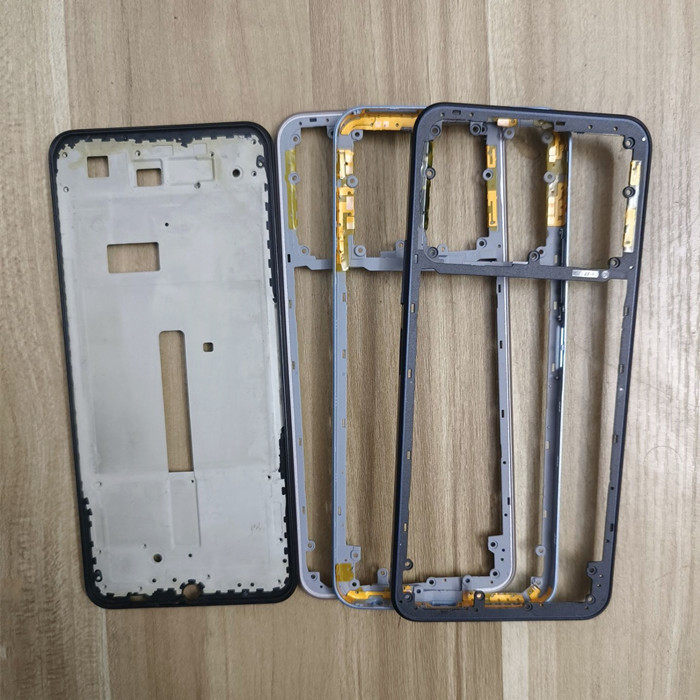 适用vivo y33s中框前框前壳边框中壳y33s指纹屏框带天线带音量键
