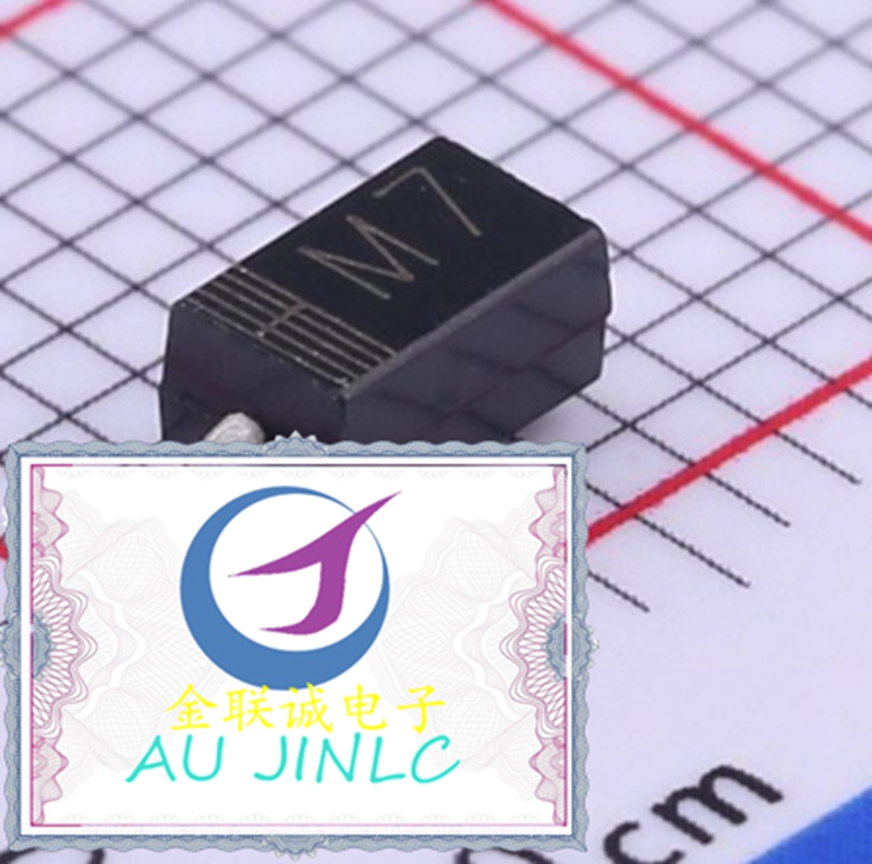 贴片二极管 M7 1N4007 DO-214AC SMA 整流管 1A 1000V M1 M4