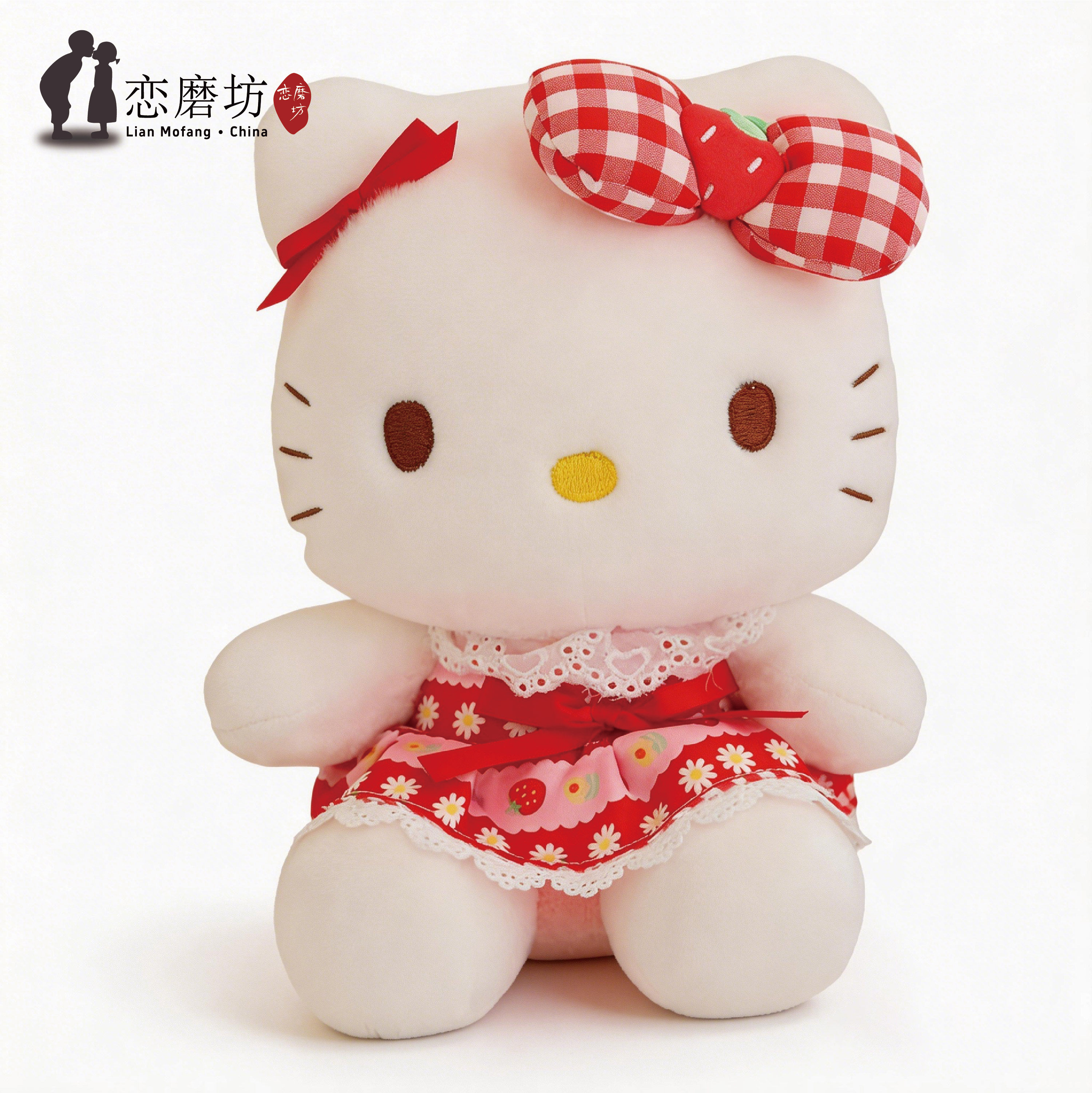 正版草莓HelloKitty公仔玩偶