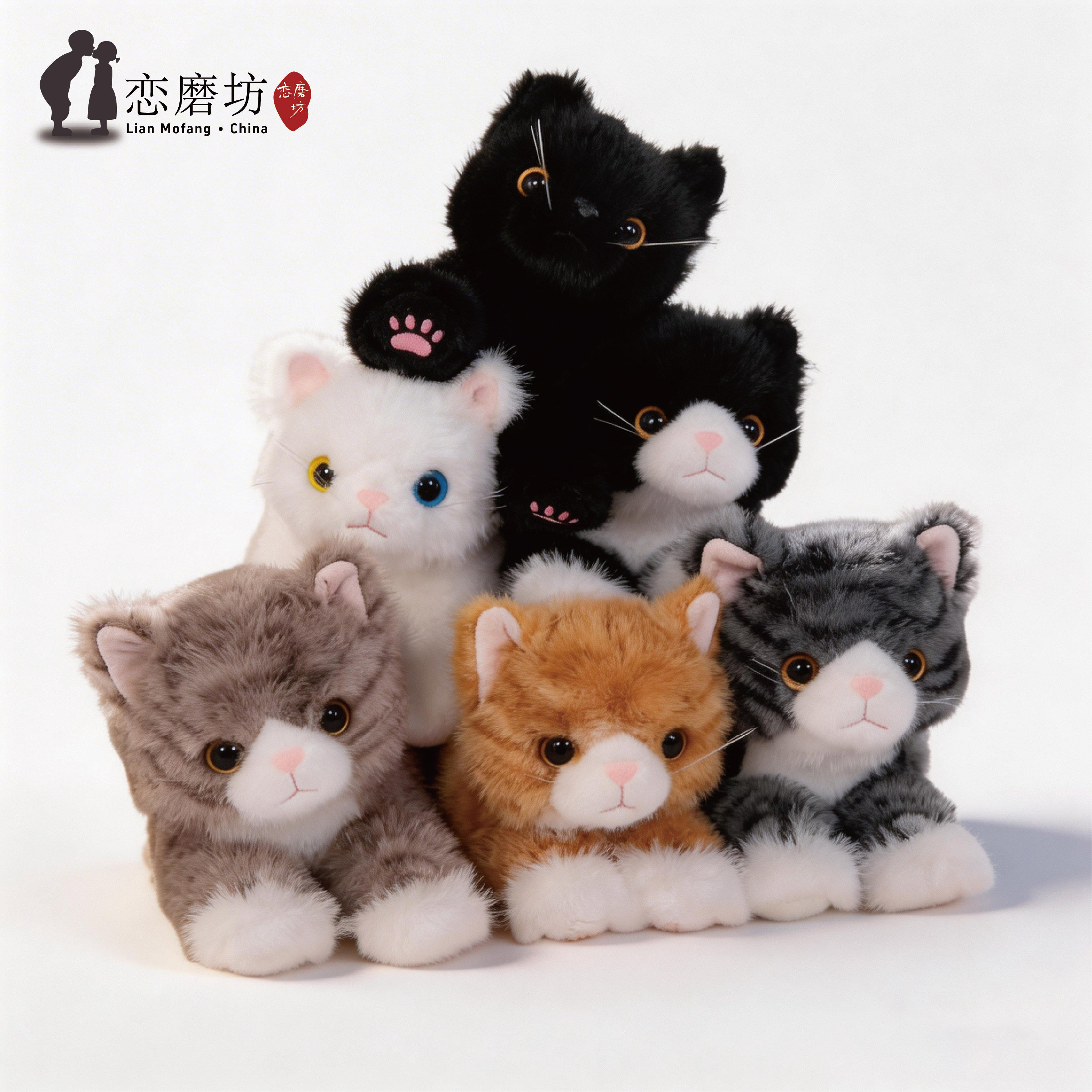 仿真小猫抱枕毛绒玩具布偶娃娃