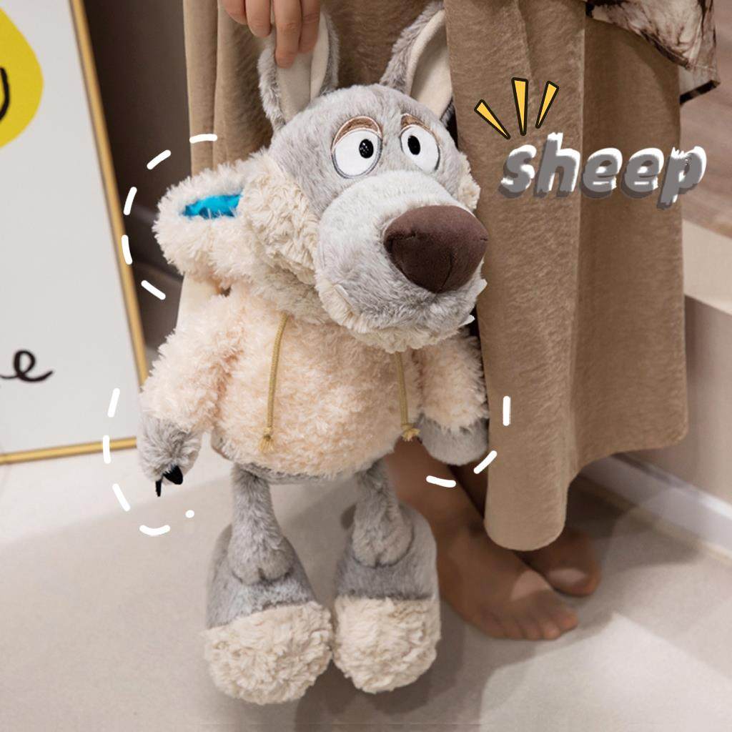 披着羊皮的狼公仔玩偶睡觉抱枕大灰狼毛绒玩具布娃娃生日礼物女生,玩具/童车/益智/积木/模型,毛绒/玩偶/公仔/布艺类玩具,淘宝优惠券,粉丝福利购,淘宝优惠卷