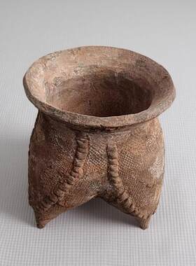 仿古陶器摆件陶鬲陶鬶陶鼎艺术品