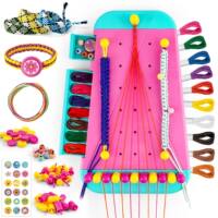 Cross-border Friendship Bracelet Braiding Tool, Girls' DIY Elastic bracelet and Bracelet Making Materials Package Set, Intelligence thumbnail 3