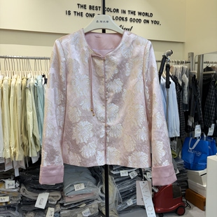 新中式国风盘扣短外套女装春季2026年新款高级感上衣