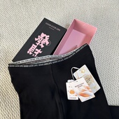 字母腰头防晒四面弹力显瘦高腰打底裤 无缝无痕云朵裤 女2026秋冬季