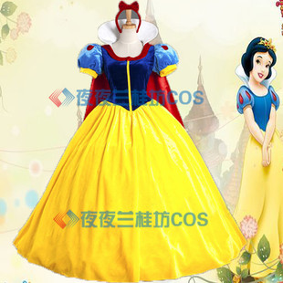 年会服装成人化妆舞会公主服装公主裙子大人儿童白雪公主亲子装