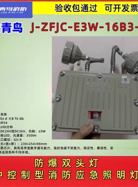 北大青鸟 应急照明灯 防爆双头灯 16B3-Ex集中控制