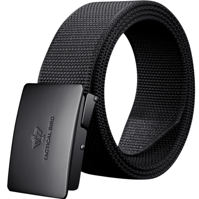 战术鸟帆布腰带尼龙皮带男休闲