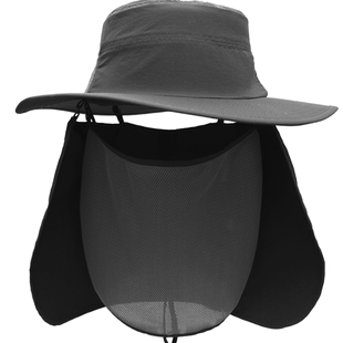 战术鸟钓卫丨专业钓鱼防晒帽子男士户外夏季遮阳帽防紫外线渔夫帽