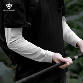 护袖 战术鸟宽蓬 冰丝防晒袖 套直筒护臂手套女套袖 宽松冰袖 男夏季