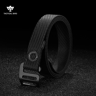 战术鸟 铝合金扣尼龙腰带2.5CM细窄皮带男登山帆布带窄 细窄款