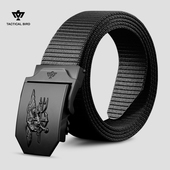 裤 战术鸟 自动扣帆布皮带男内军编织武装 户外尼龙腰带 带 高端