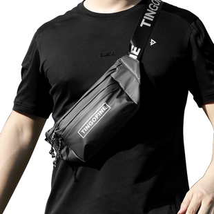 战术鸟新型机能单肩斜挎包男士快速反应腰包户外运动手机包大容量