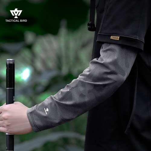 战术鸟宽蓬丨宽松冰丝防晒袖套男