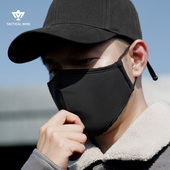 保暖口罩男女冬天加厚防风配件面罩全脸冬季 战术鸟 加厚 面巾