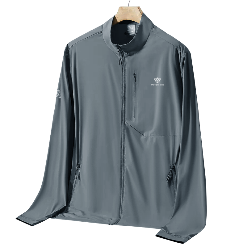 战术鸟立领丨男士防晒衣夏季轻薄冰丝夹克外套大码皮肤速干服透气
