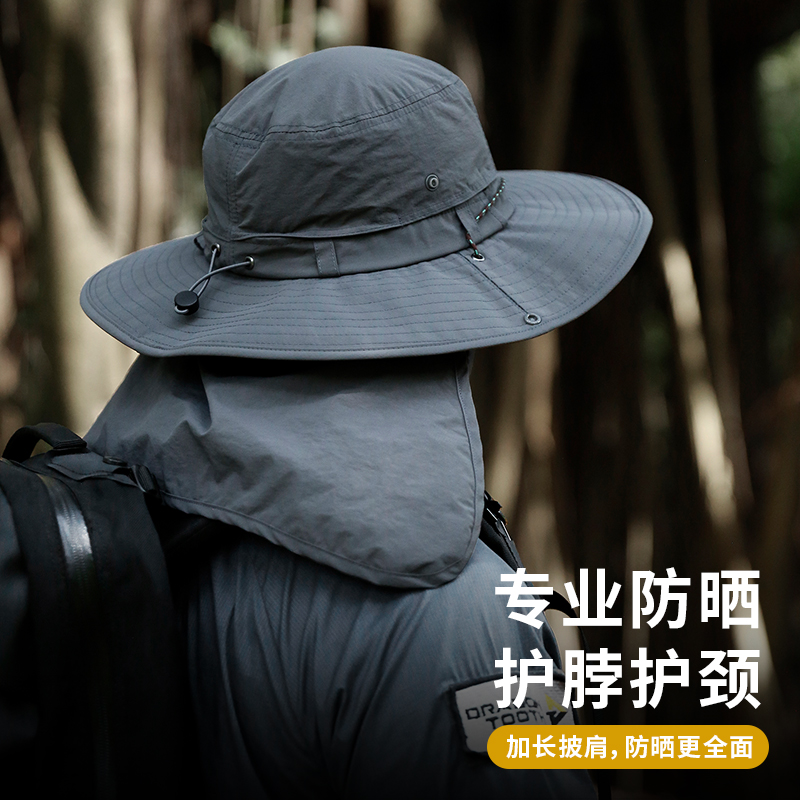 战术鸟(护颈)护脖户外透气防晒帽