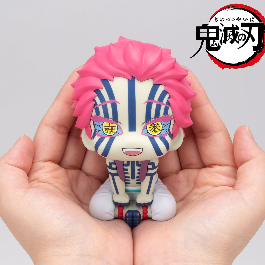 鬼灭之刃上弦三猗窝座手办Q版