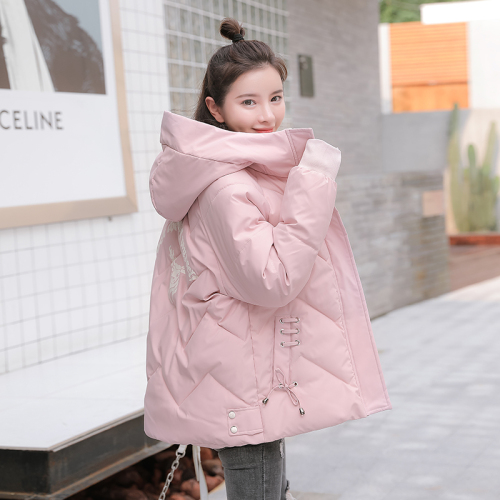 Real shot cotton padded jacket short 2021 winter new thickened down jacket women's Korean loose bread jacket cotton padded jacket