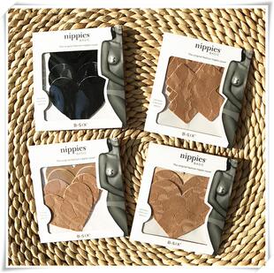 现货 美国Bristols 6 B-SIX 蕾丝布面胸贴乳贴一次性十字形爱心形