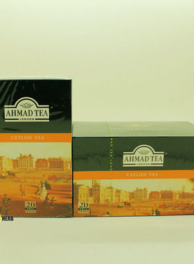 [亚曼茶AHMAD TEA] 锡兰红茶 Ceylon Tea 20袋泡