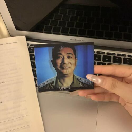 国产凌凌漆马桶贴纸经典3D变脸光栅卡创意整蛊玩具嗨007抽象卡片