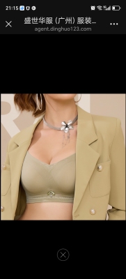 惟蜜小妇人无钢圈纯棉聚拢简约